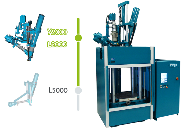 Gamma Lean REP V71C L5000: moulage par injection du caoutchouc à bas prix 